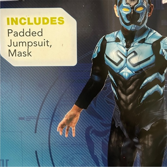 NWT Blue Beetle Kids Costume DC Comics Size Large - Picture 4 of 7
